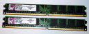 4 GB DDR2-RAM-Kit (2 x 2 GB) PC2-4200U non-ECC  Kingston...