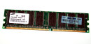 512 MB DDR-RAM PC-2700U non-ECC  Samsung M368L6523BTN-CB3