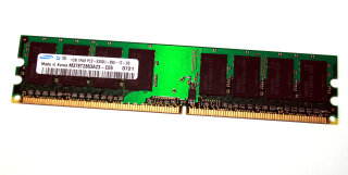 1 GB DDR2-RAM 1Rx8 PC2-5300U non-ECC 667 MHz Samsung M378T2863AZ3-CE6