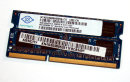 4 GB DDR3-RAM 204-pin SO-DIMM 2Rx8 PC3-10600S   Nanya NT4GC64B8HB0NS-CG