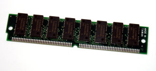 16 MB FPM-RAM 72-pin 4Mx32 non-Parity PS/2 Simm 60 ns  Chips: 8 x Texas Instruments TMS417400DJ-60