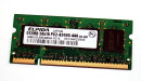 512 MB DDR2 RAM 200-pin SO-DIMM 2Rx16 PC2-4200S  Elpida EBE52UD6ABSA-5C-E