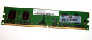 256 MB DDR2-RAM 240-pin 1Rx16 PC2-5300U non-ECC  Infineon...