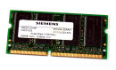 256 MB SO-DIMM 144-pin PC-133 SD-RAM  CL2  Siemens...