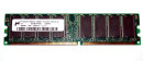 256 MB DDR-RAM 184-pin PC-2100U non-ECC CL2.5  Micron MT16VDDT3264AG-265B1