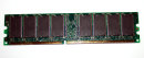 256 MB DDR-RAM 184-pin PC-2100U non-ECC CL2.5  Micron...