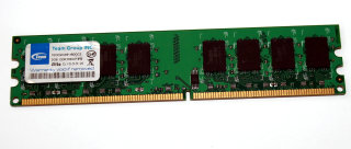 2 GB DDR2-RAM 240-pin PC2-6400U non-ECC CL5   Team TEDD2048M800C5
