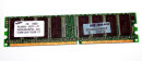 512 MB DDR-RAM 184-pin PC-3200U non-ECC  CL3  Samsung M368L6523BTM-CCC
