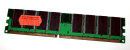 512 MB DDR-RAM 184-pin PC-3200U non-ECC CL2.5  TwinMOS M2G9J16A-TT