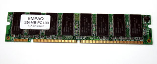 256 MB SD-RAM  168-pin PC-133 non-ECC  Empaq (für VIA-Chipsätze)