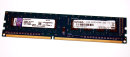 2 GB DDR3 RAM PC3-10600U nonECC Kingston KVR1333D3S8N9/2G...