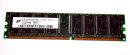 512 MB DDR-RAM PC-3200U non-ECC PC-Memory  Micron MT8VDDT6464AG-40BC1
