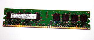 1 GB DDR2-RAM 240-pin PC2-4200U non-ECC MHz  MDT M924-533-16   5316