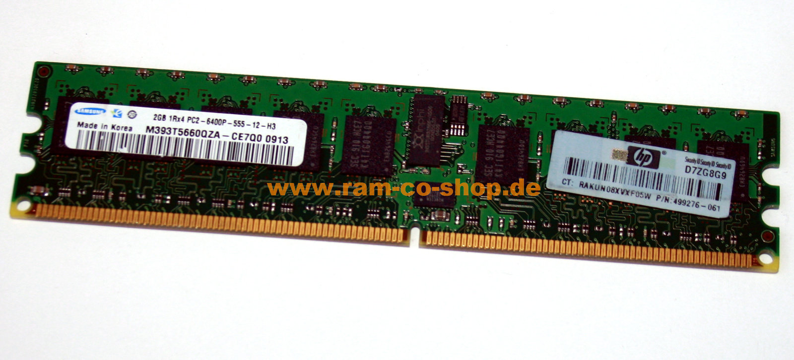 SAMSUNG 2GB 1RX4 PC2-6400P M393T5660QZA-CE7Q0 