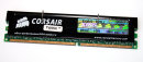 512 MB DDR-RAM XMS PC-3200U non-ECC  Corsair CMX512-3200LL XMS3202v1.2