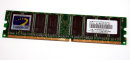 512 MB DDR-RAM PC-3200U non-ECC  CL2.5   TwinMOS M2S9J16A-WB