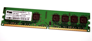 1 GB DDR2 RAM 2Rx8 PC2-5300U non-ECC ProMOS V916765K24QBFW-F5