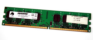 1 GB DDR2 RAM 240-pin PC2-6400U non-ECC CL5  Mustang M41286486X6N