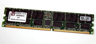 1 GB DDR-RAM 184-pin PC-2700R CL2.5 Registered-ECC  Kingston KVR333D4R25/1GI   9965247