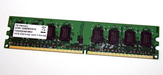 2 GB DDR2-RAM 240-pin PC2-6400U non-ECC  TM Memory TMDR2048M800   single-sided