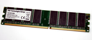 1 GB DDR-RAM PC-3200U non-ECC 184-pin Desktop-Memory  PNY 64A0TQDXA8G17-NG
