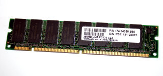 256 MB SD-RAM 168-pin PC-133U non-ECC CL3   Apacer 74.84350.55A