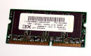 128 MB SO-DIMM 144-pin SD-RAM PC-100  CL2  Mitsubishi MH16S64APFC-7L