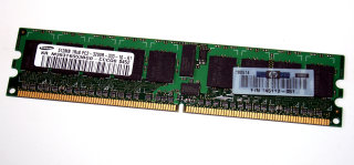 512 MB DDR2-RAM Registered-ECC 1Rx8 PC2-3200R  Samsung M393T6553BG0-CCCQ0