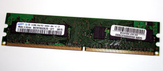 512 MB DDR2-RAM 240-pin 1Rx8 PC2-6400U non-ECC Samsung M378T6553EZS-CF7