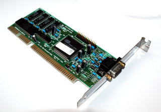 ISA-Grafikkarte  Cirrus Logic CL-GD5402-75QC-C   512 kB VideoMemory   für MS-DOS