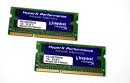 4 GB DDR3 RAM-Kit PC3-10600S 204-pin HyperX CL7  Kingston KHX1333C7S3K2/4G