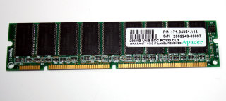 256 MB ECC SD-RAM 168-pin PC-133  CL3   Apacer 71.84351.114