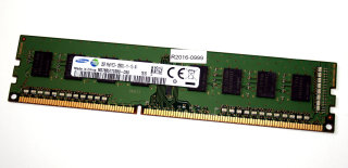 2 GB DDR3-RAM 240-pin 1Rx8 PC3-12800U non-ECC  Samsung M378B5773SB0-CK0