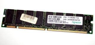 256 MB SD-RAM 168-pin PC-133U non-ECC CL3   Apacer 71.85350.11A