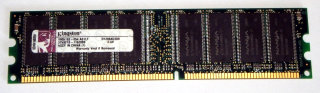 1 GB DDR-RAM 184-pin PC-3200U non-ECC  Kingston D12864D30A