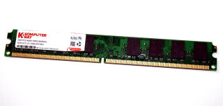 2 GB DDR2-RAM 240-pin PC2-6400U nonECC KomputerBay  800MHz LowProfil