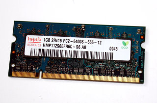 1 GB DDR2 RAM 2Rx16 PC2-6400S 200-pin SO-DIMM  Hynix HMP112S6EFR6C-S6 AB
