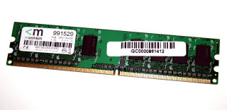 1 GB DDR2-RAM PC2-6400U non-ECC Desktop-Memory Mushkin 991529   single-sided