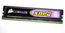 1 GB DDR2-RAM 240-pin PC2-5400U CL4 XMS2-Memory  Corsair CM2X1024-5400C4 XMS5402v5.2