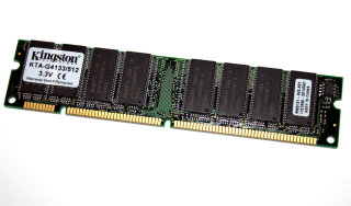 512 MB SD-RAM 168-pin PC-133U non-ECC  Kingston KTA-G4133/512   9905121