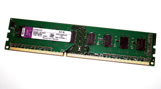4 GB DDR3 RAM 240-pin PC3-10600U nonECC  Kingston KVR1333D3N9/4G   9905458