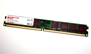 1 GB DDR2-RAM PC2-4200U nonECC KomputerBay 1GB PC2-4200/4300 DDR2  Low-Profile