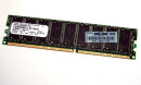 256 MB DDR-RAM PC-3200U  CL3  ECC Smart Modular SM5723285D8D6ENMGH