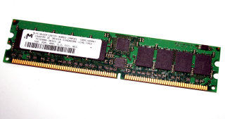 1 GB DDR-RAM 184-pin PC-3200R Registered-ECC Server-Memory Micron MT18VDDF12872Y-40BD3