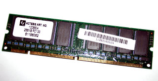 256 MB SD-RAM 168-pin PC-133 non-ECC  ACTEBIS Art.No. 1005504