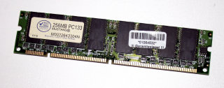 256 MB SD-RAM 168-pin PC-133 non-ECC CL2  Mustang M0032643304N  Infineon-Chips