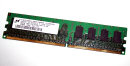 256 MB DDR2-RAM 240-pin 1Rx8 PC2-4200U non-ECC Micron...