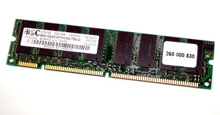 256 MB SD-RAM 168-pin PC-133 CL3 non-ECC  MSC 864V32AD3DT4YDG-75AiSi
