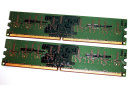 2 GB DDR2-RAM-Kit 240-pin PC2-5300U non-ECC  Kingston KVR667D2N5K2/2G 99..5315