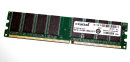 1 GB DDR RAM 184-pin PC-3200U non-ECC 400 MHz CL3...